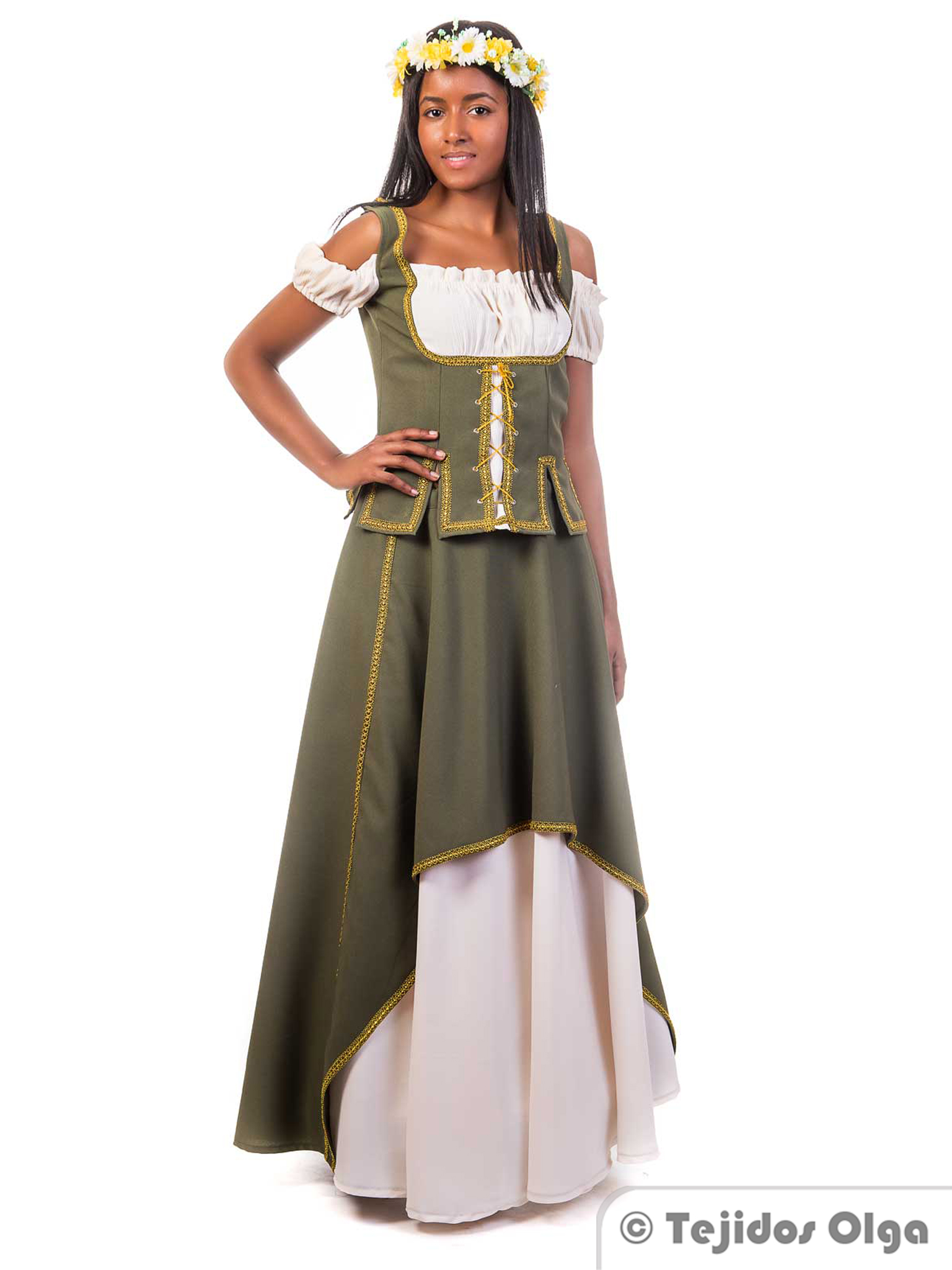 vestidos medievales mujer