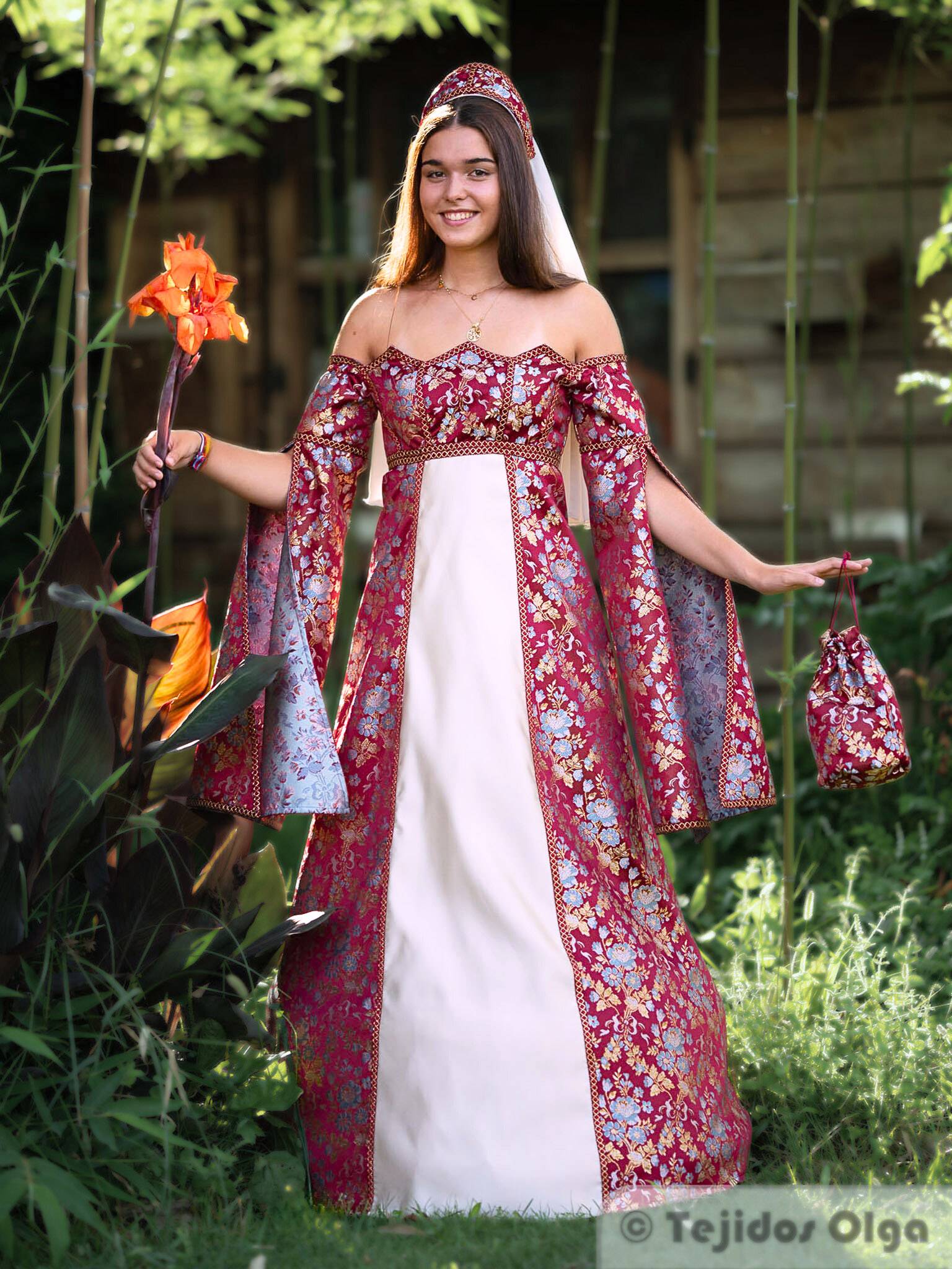 vestido novia medieval