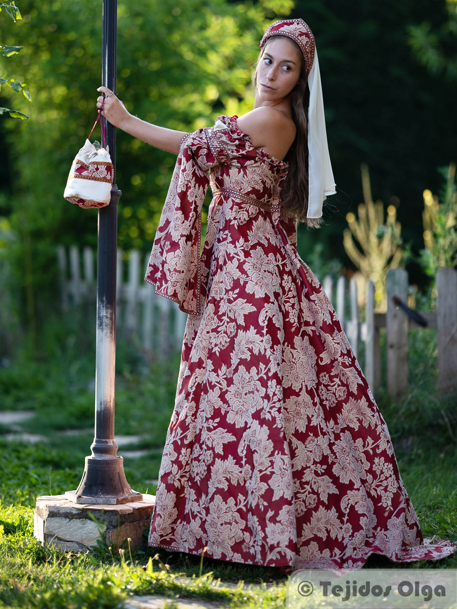 vestido medieval mujer